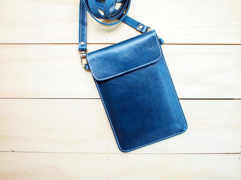 Passport, Travel, Leather Bag, Blue on Luulla
