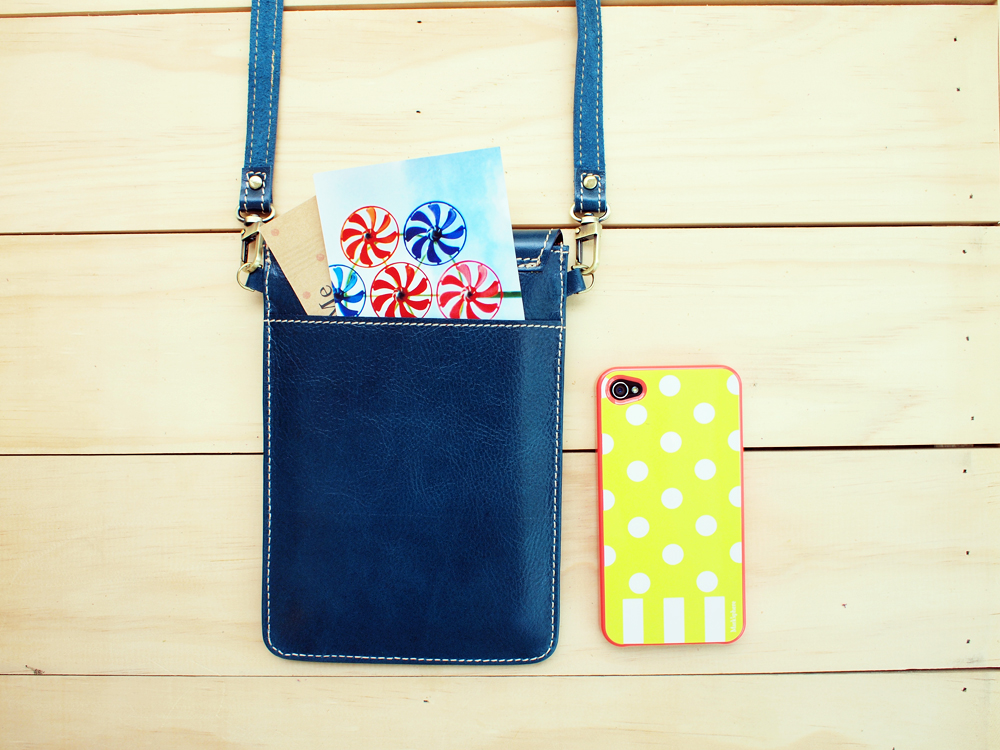 Passport, Travel, Leather Bag, Blue on Luulla