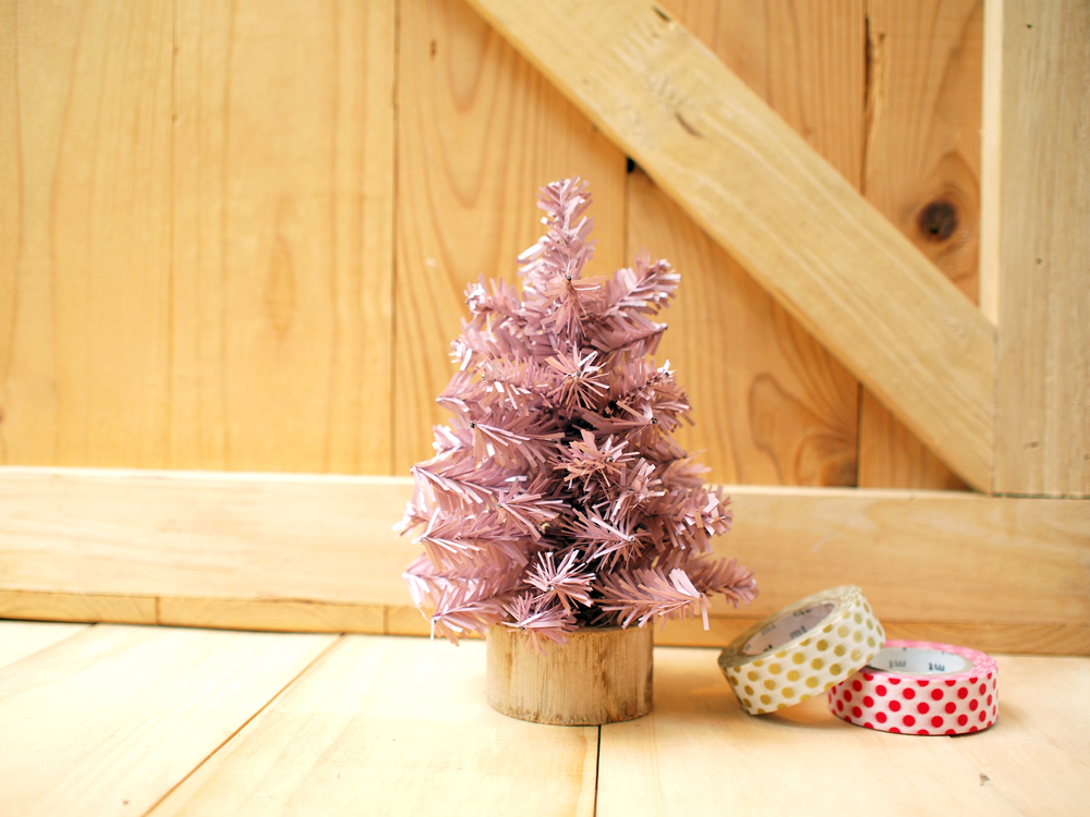 Small Christmas Tree Pastel Pink On Luulla Small Christmas Tree Pastel Pink